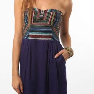 Strapless Mini-Dress